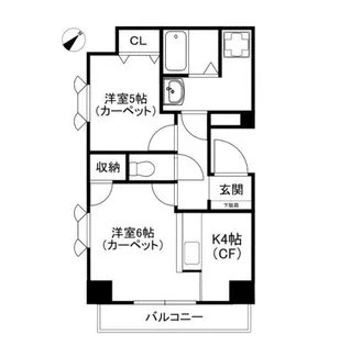 宮元町齋藤ビルII【5階】の間取り
