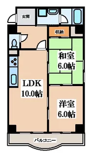 レクシア野崎【5階】の間取り