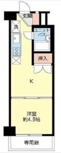 カーサ錦糸町【1階】の間取り
