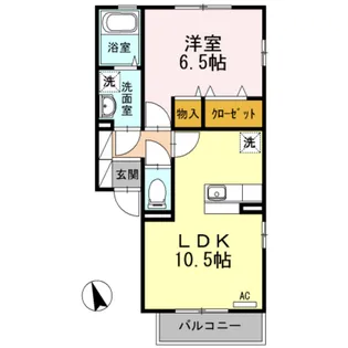 プチトリアノン【2階】の間取り