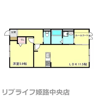 仮称)姫路市飯田アパート【1階】の間取り