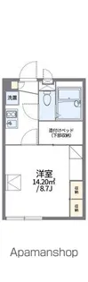 レオパレスプラチナ【1階】の間取り