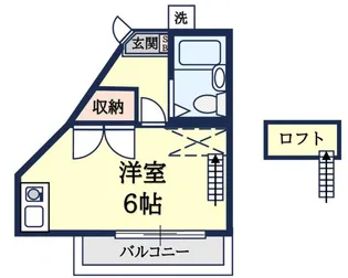 スプリングハイツ金沢文庫【2階】の間取り