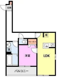 EAST BLUE1【2階】の間取り