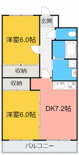 カーサJ【3階】の間取り