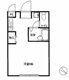 グランエスト幡ヶ谷【2階】の間取り