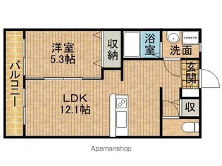 カトルパレ小石川【5階】の間取り