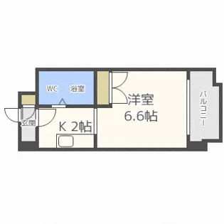 あおばビルN25【5階】の間取り