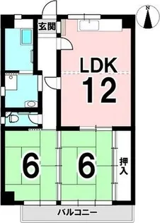 比良コーポラス【2階】の間取り