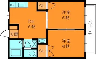 ドミールダイコー【2階】の間取り