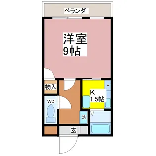 パセオ江端【2階】の間取り
