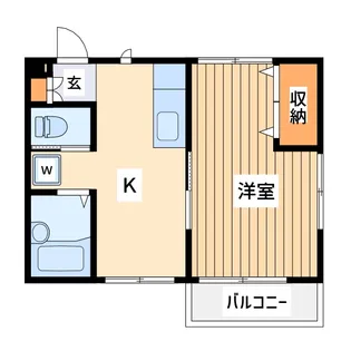メゾン吉祥【1階】の間取り