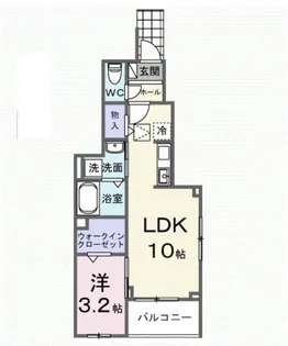 コスメーア【1階】の間取り