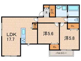 仮)ONE西宮今津【1階】の間取り