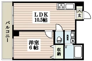 新宿ユニオンビル【4階】の間取り