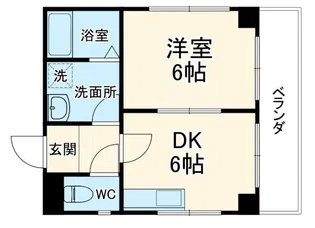 モリタビル【5階】の間取り