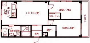 メゾンONE【2階】の間取り