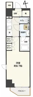 DIPS野方【6階】の間取り