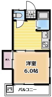 第二栄荘【2階】の間取り