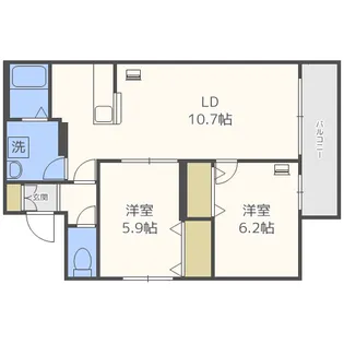 グリーンエスト宮の沢【3階】の間取り