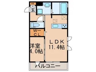アンクール志免中央【3階】の間取り