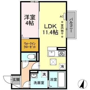 プレミアステイツ A【2階】の間取り