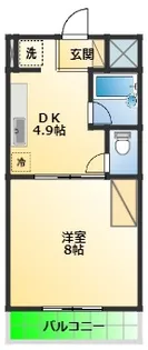 ハーモニー97【3階】の間取り