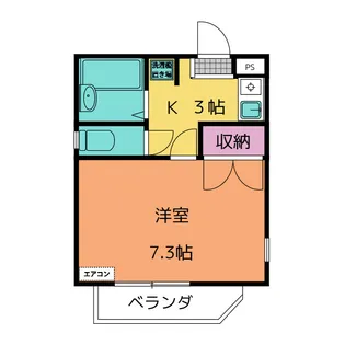 チャールストンハウス【1階】の間取り