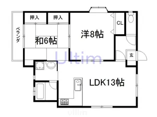 メゾン笹野【3階】の間取り