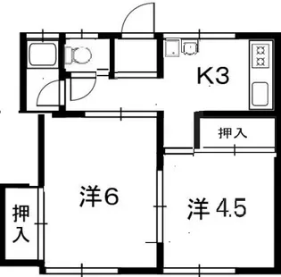 アリビオ大津【2階】の間取り