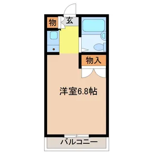 ジョイフル一社【4階】の間取り