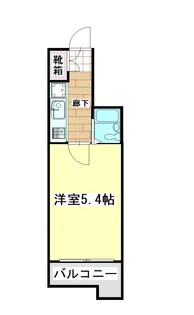 朝日プラザ西鹿児島【6階】の間取り