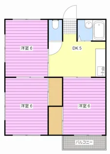みどり荘【2階】の間取り