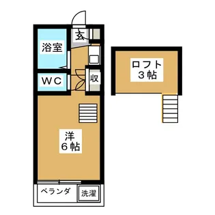 第3シャンポールFUJI【1階】の間取り