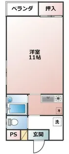 アプリコットハウス【3階】の間取り