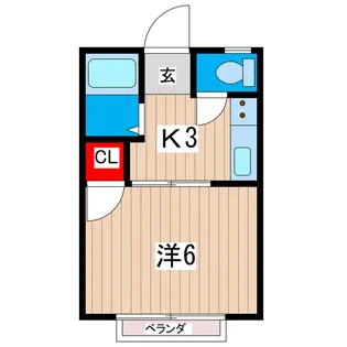 アリス1【2階】の間取り