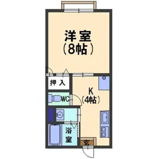 サンガーデン大根布【1階】の間取り