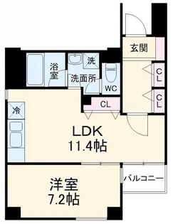 プリマヴェーラ問屋町【6階】の間取り