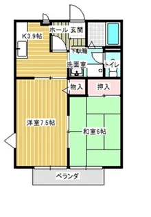 ストークホームVI【1階】の間取り