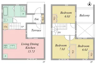 静岡県湖西市新居町新居【一戸建】の間取り