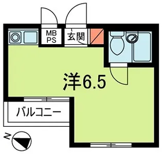 ライオンズマンション東高円寺【2階】の間取り