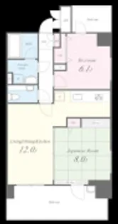 エターナル大野【2階】の間取り