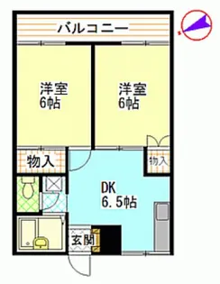 シャトーエスポワール【2階】の間取り