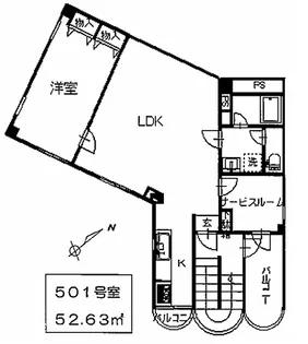 RKF恵比寿ビル【5階】の間取り