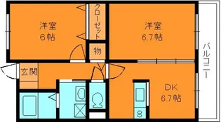 コート アプルーバル ネオ【3階】の間取り