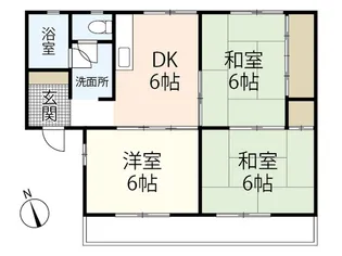 広島県広島市安芸区矢野東2【マンション】の間取り