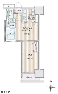東京都墨田区江東橋3【マンション】の間取り