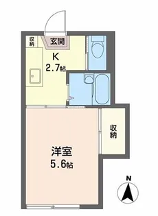 フォーブル森田【2階】の間取り