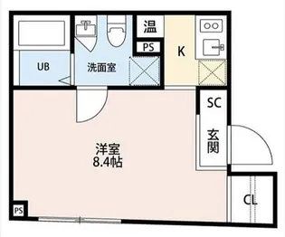 東京都墨田区文花3【マンション】の間取り