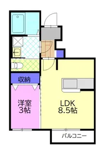 峰M1【1階】の間取り